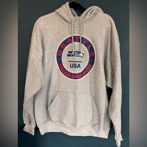 NFL Seattle Seahawks Gray Hoodie size L